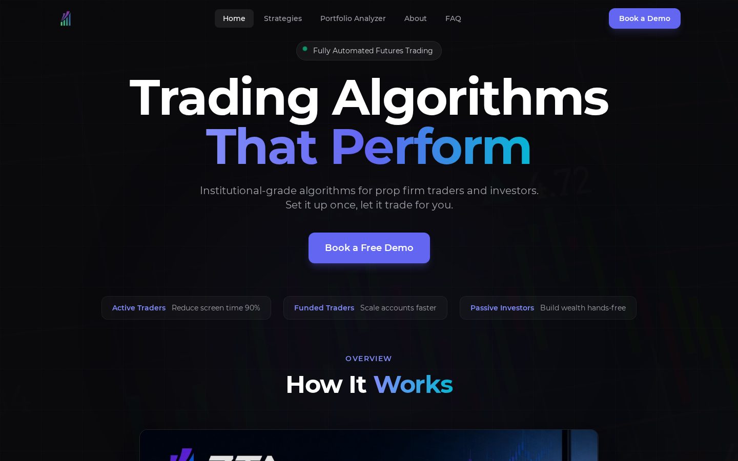 Zion Trading Algos Homepage