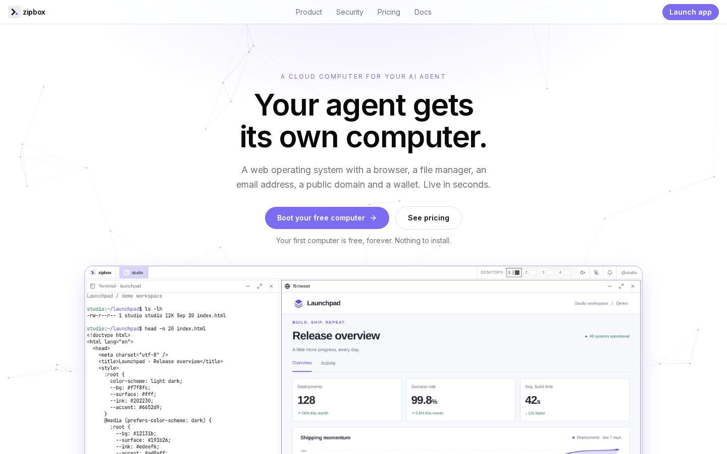 Zipbox Homepage