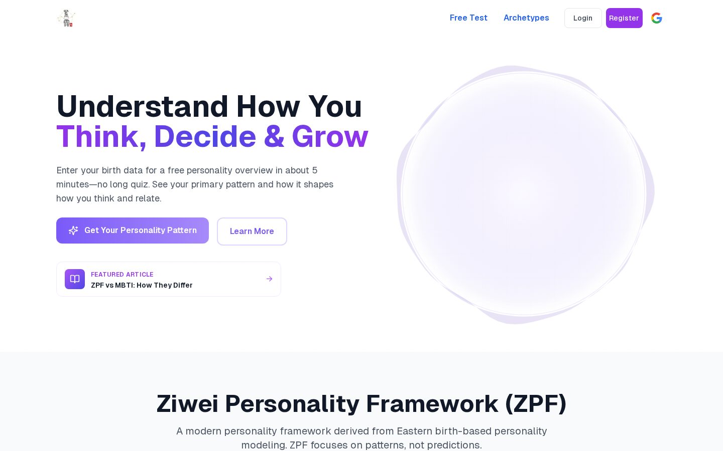 ZiWei AI Homepage