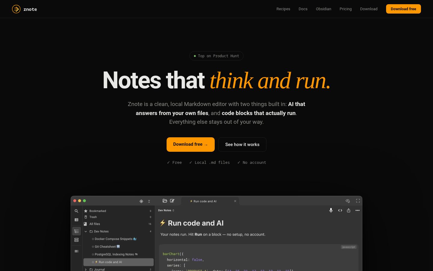 Znote Homepage