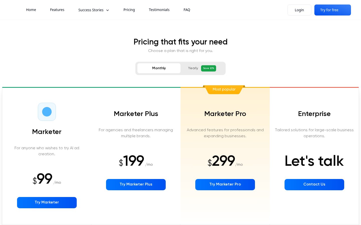 Zocket Pricing