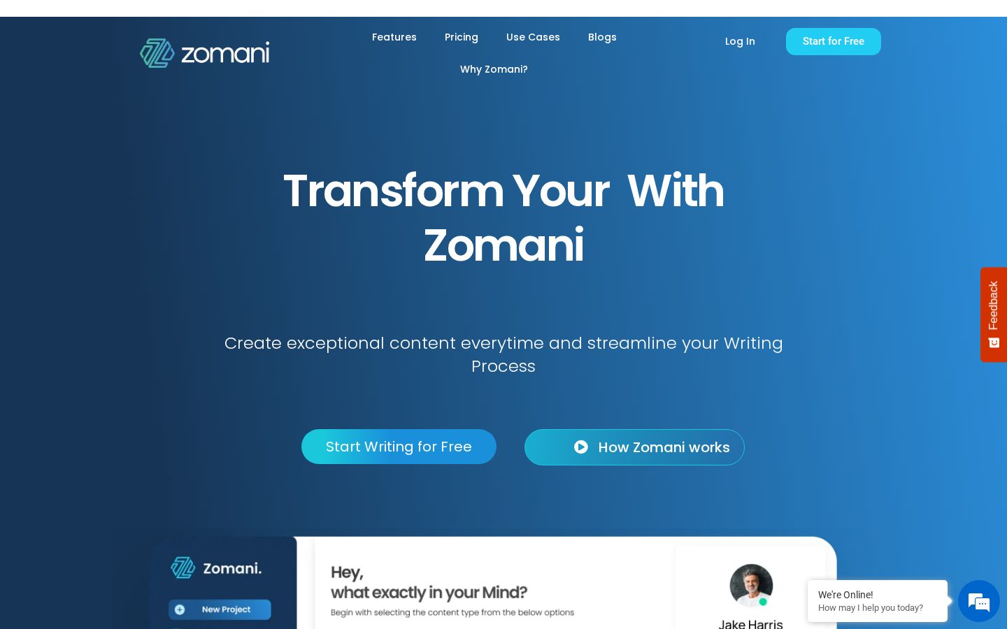 Zomani Homepage
