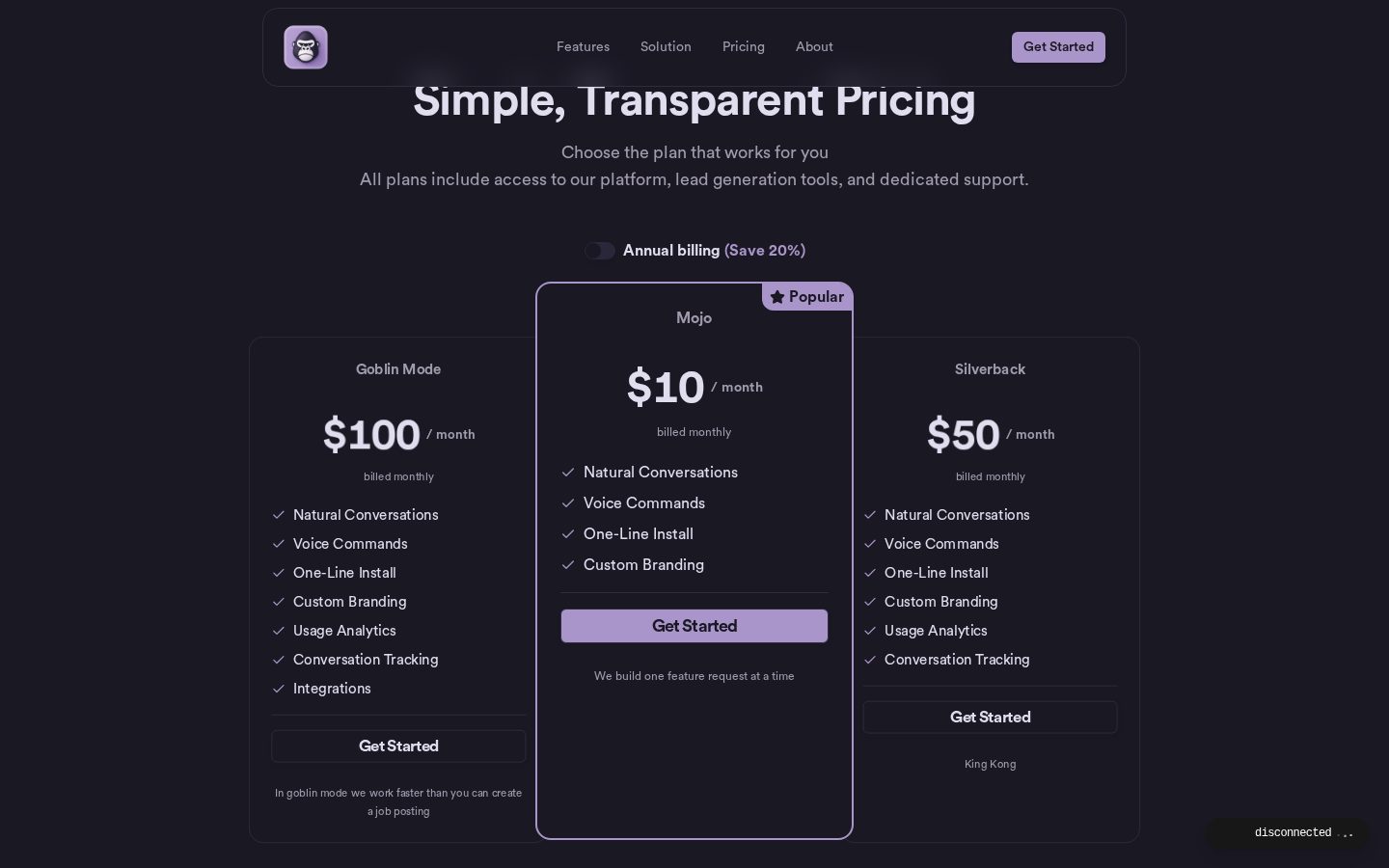 zookish Pricing