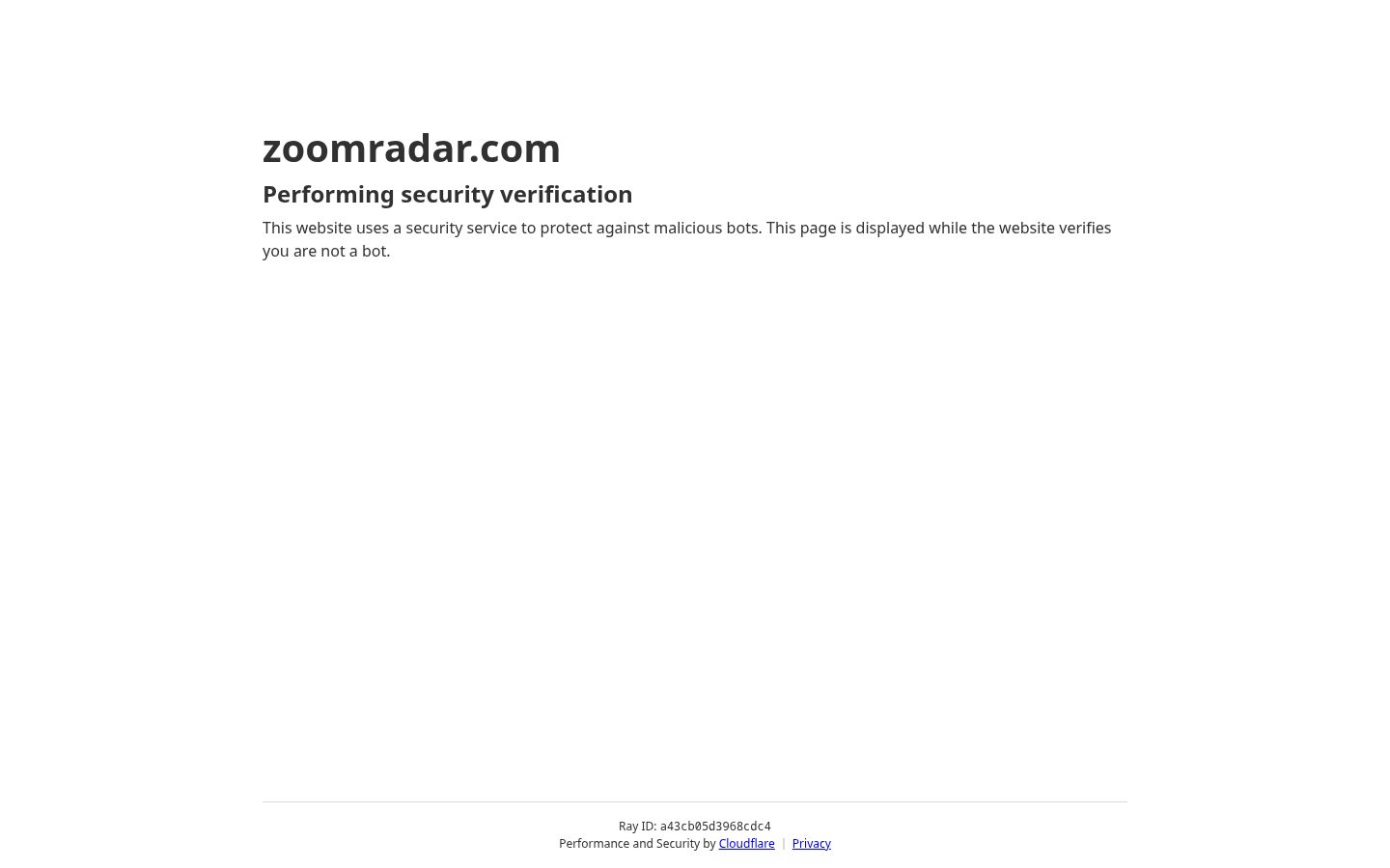 ZoomRadar Pricing