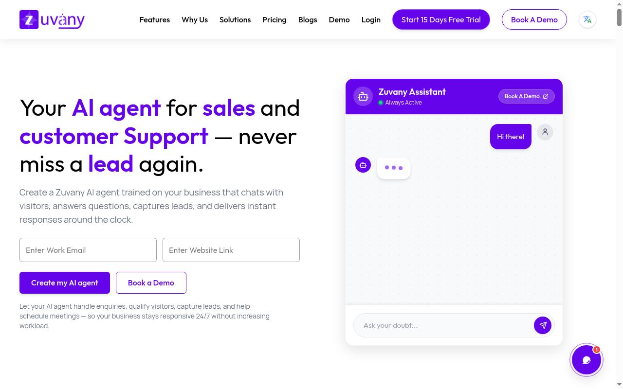 Zuvany Homepage