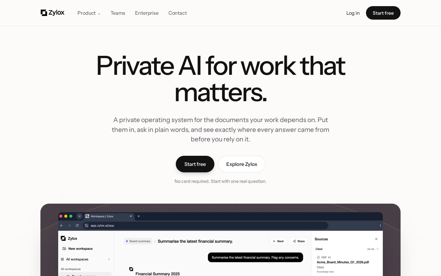 Zylox Homepage