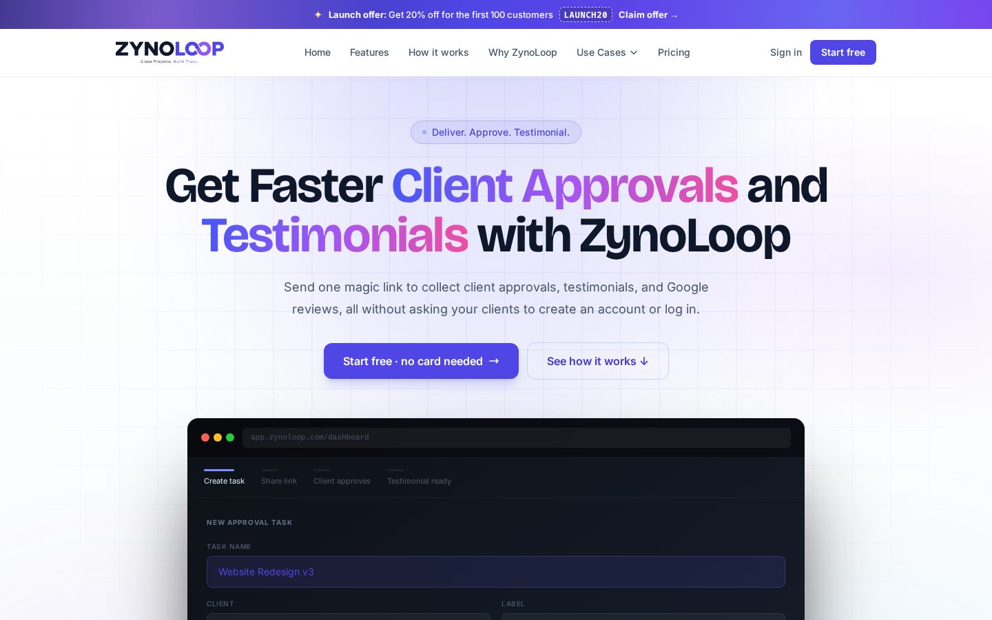 ZynoLoop Homepage